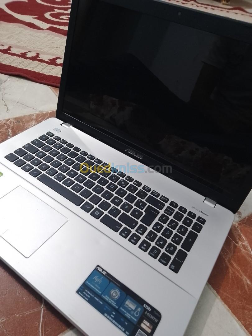 حاسوب ازوس i7 / ssd / رام 6/كارت جرافيك nvidia  شاشة حجم كبير 17 بوس Hd / بطارية جيدة حالة شبه جديد