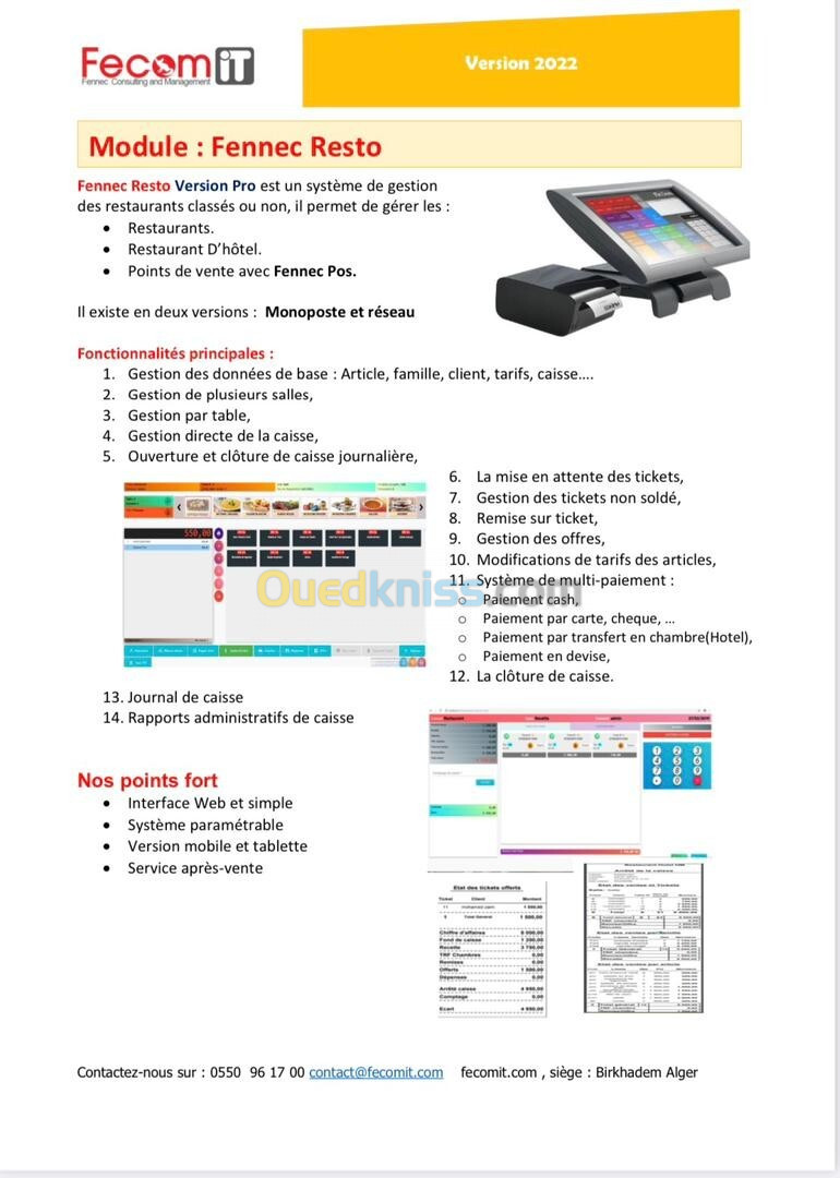 Gestion de restaurant