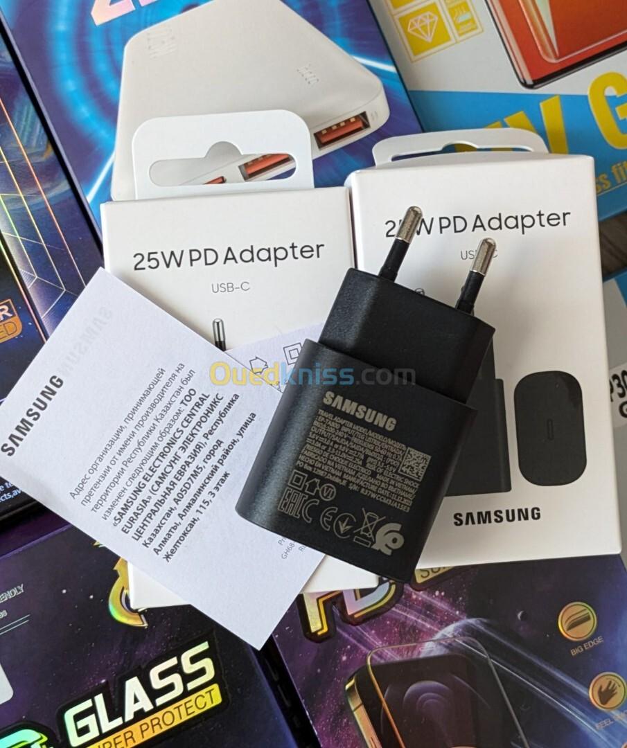 Chargeur samsung 25w 45w original 