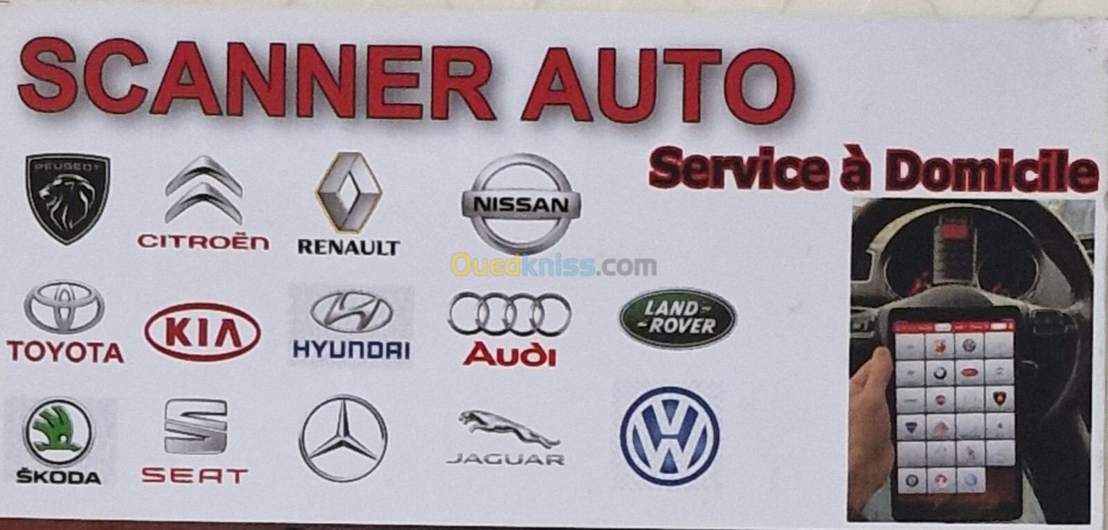 scanner Auto Service à domicile 