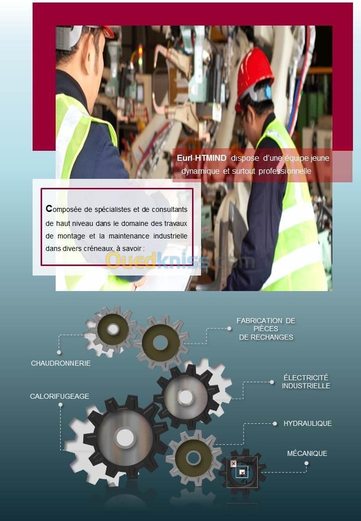 maintenance - réparation - fabrication - industrielle 