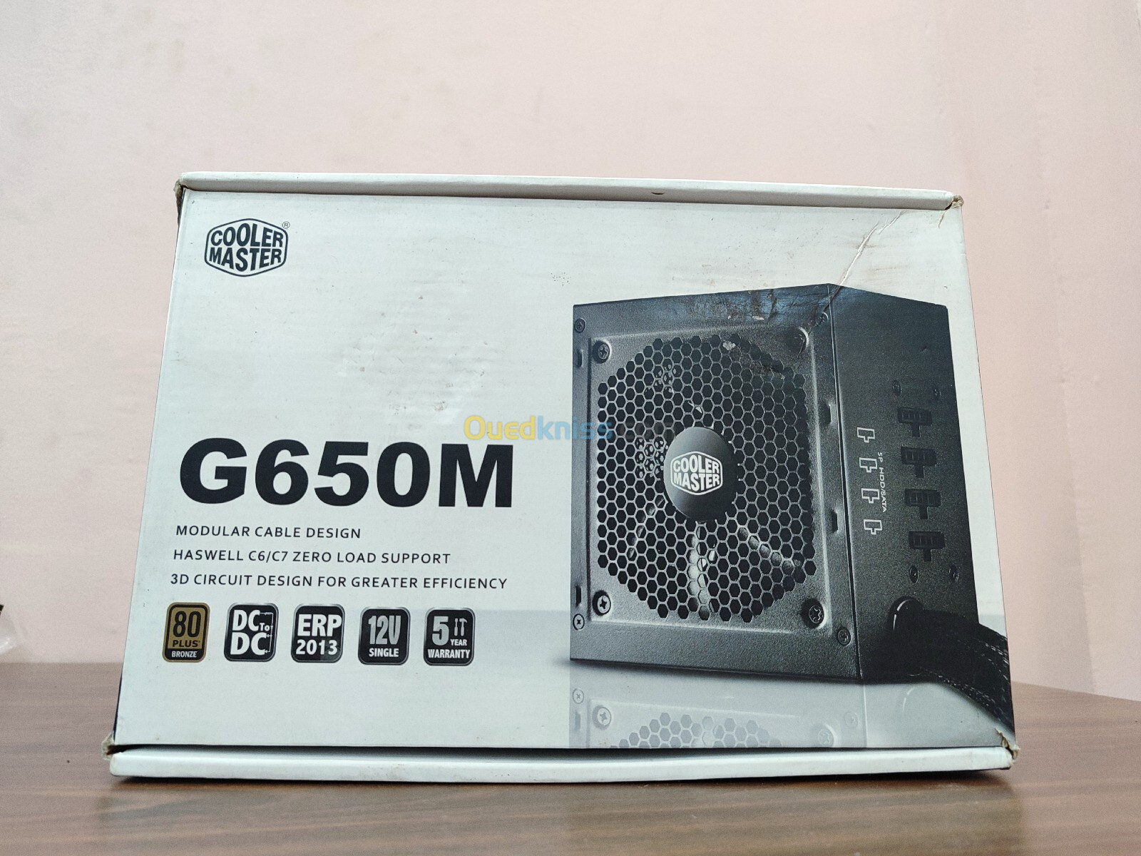 POWER SUPPLY COOLER MASTER 650W 80 PLUS BRONZE SEMI MODULAR