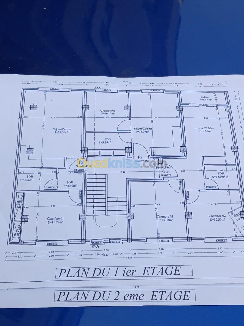 Vente Appartement F02 Tizi Ouzou Tigzirt