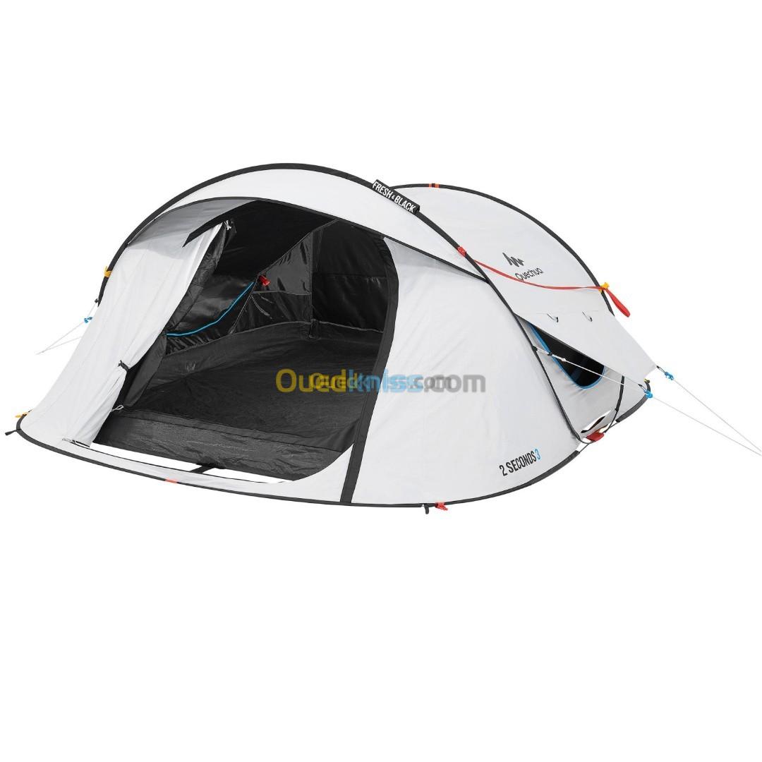 tente QUECHUA DECATHLON 2 SECONDS 3 FRESH &BLACK neuve 