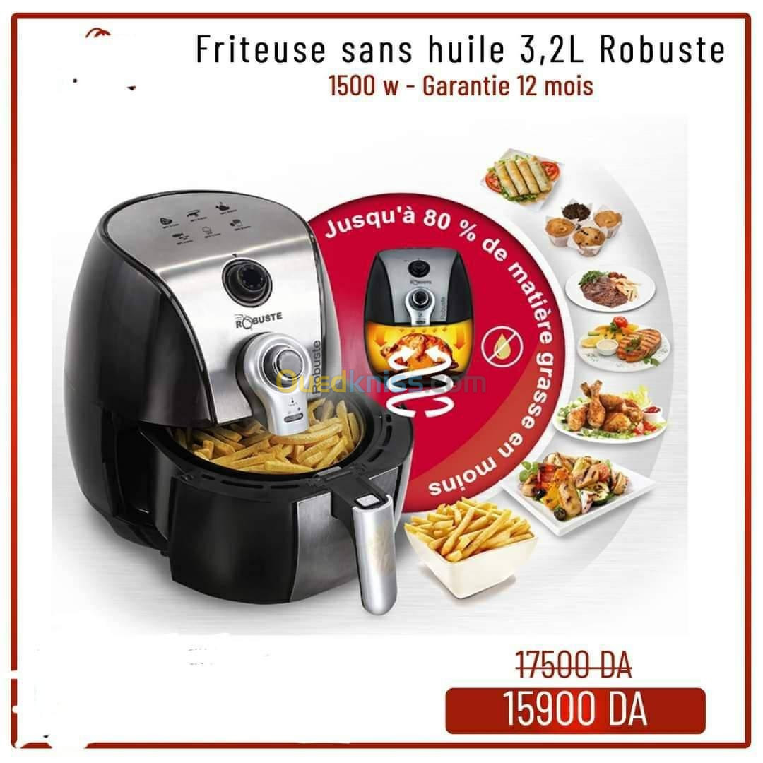  Friteuse robuste sans huile 3.2L