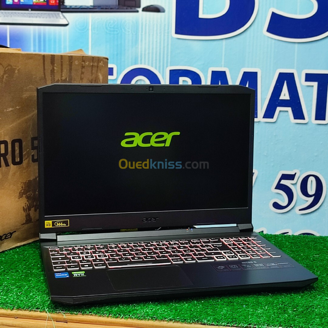 ACER NITRO 15 I5 11400H 16GO RAM 512GO SSD 15.6 FHD 144 RTX 3060 06GO JAMAIS UTILISÉ Sous EMBALLAGE 