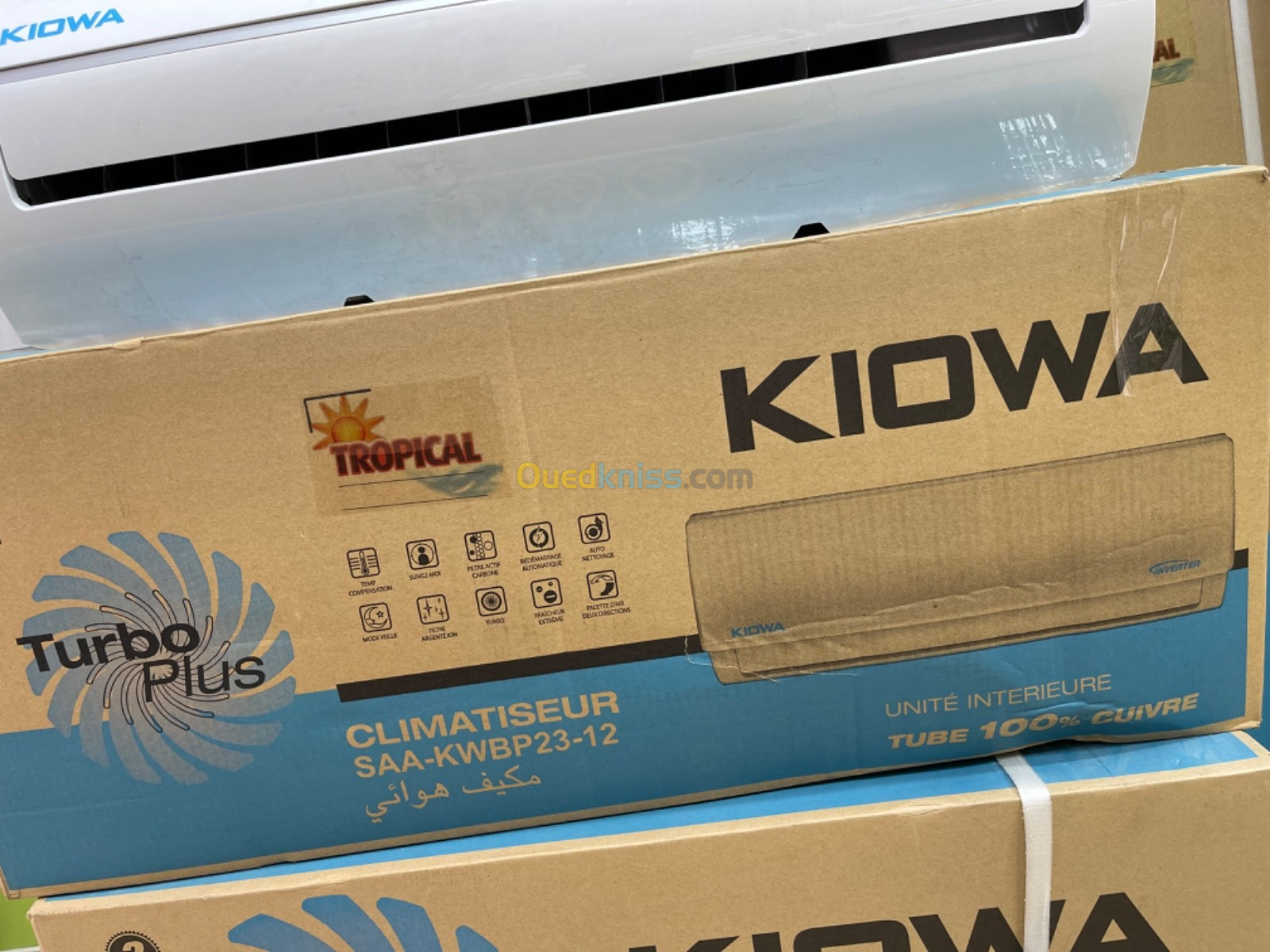 Climatiseur 12/18/24 btu KIOWA tropical inverter