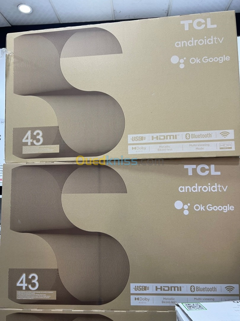 TV 43/50/55 pouces Smart android 11 TCL