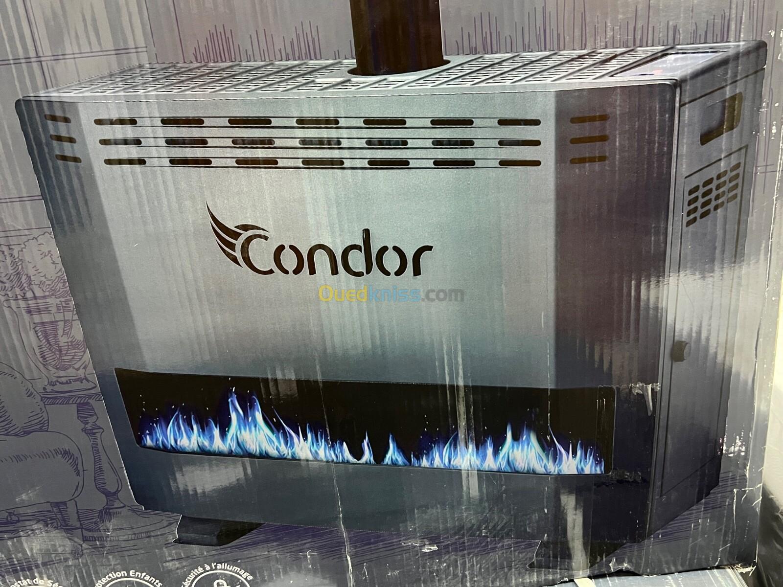 Chauffage à gaz naturel 12,14KW CONDOR. Garantie 2ans. Livraison disponible 