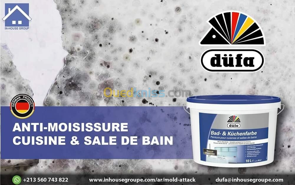 Peinture cuisine et sdb anti moisissure 