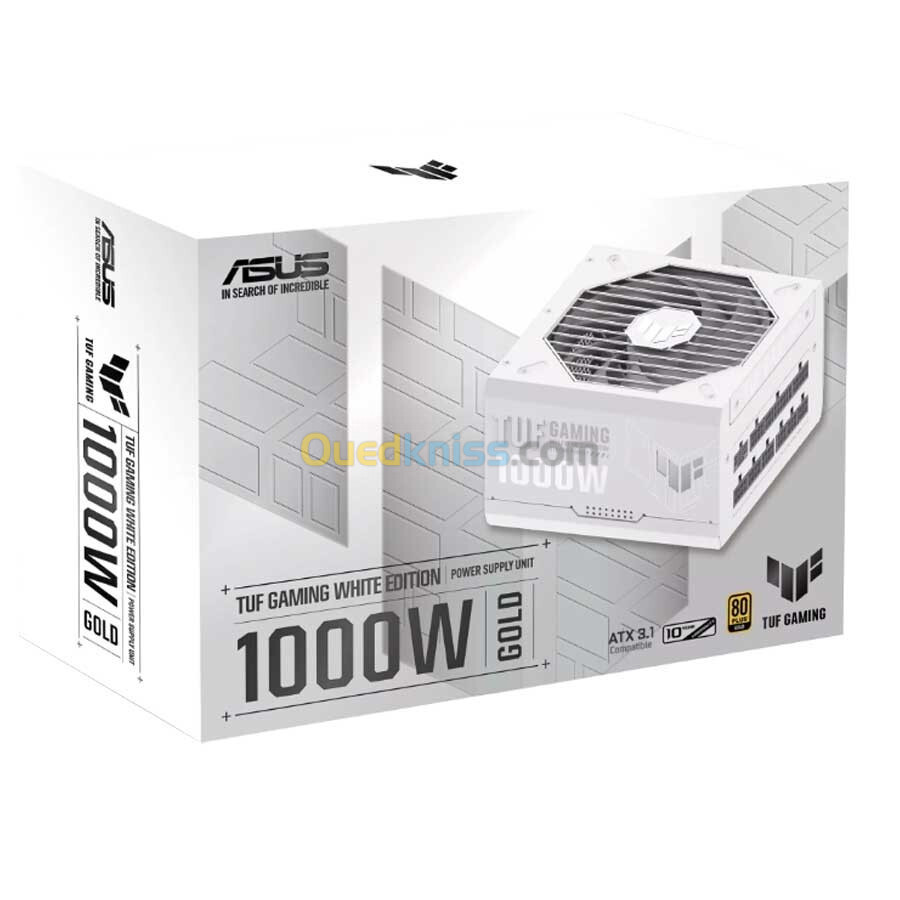 ALIMENTATION TUF GAMING 1000G White Edition