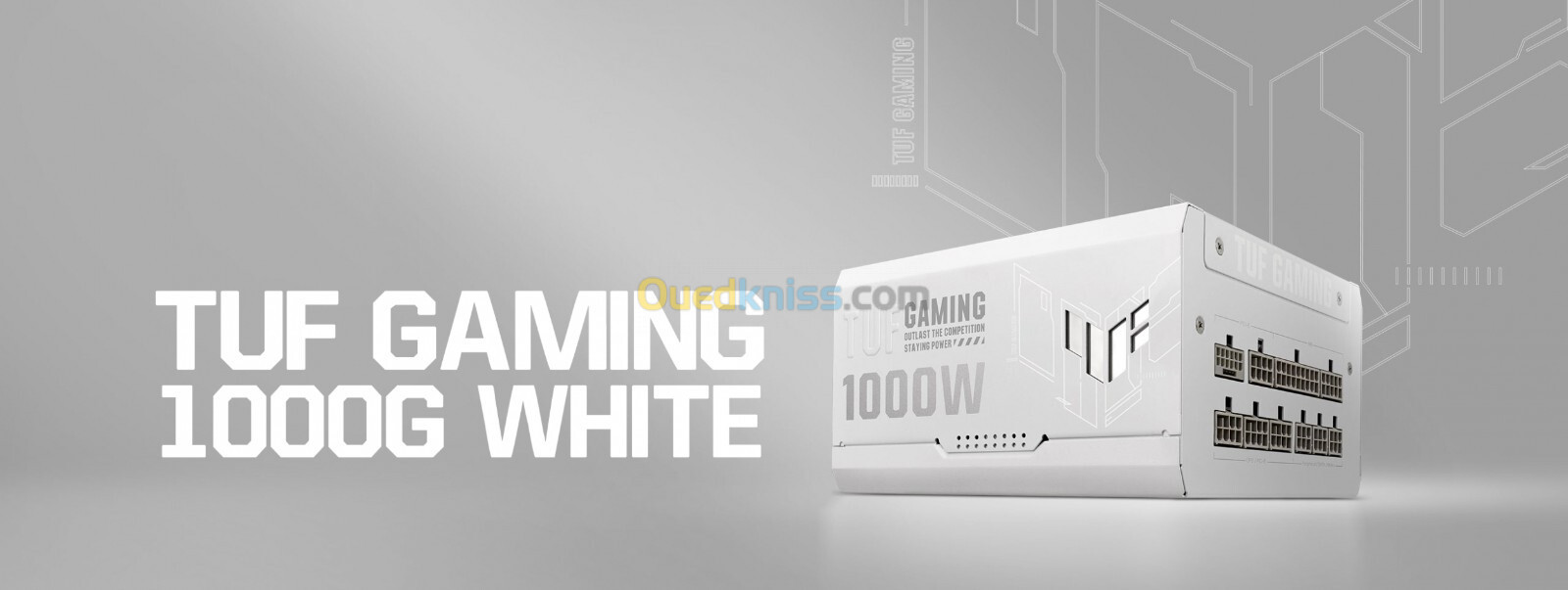 ALIMENTATION TUF GAMING 1000G White Edition