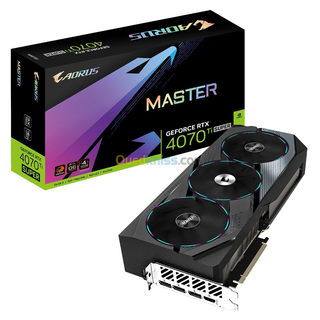 Gigabyte AORUS GeForce RTX 4070 Ti SUPER MASTER 16G