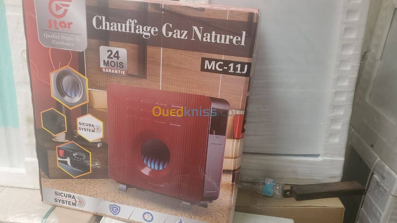 Chauffages au gaz naturel Major Cara 