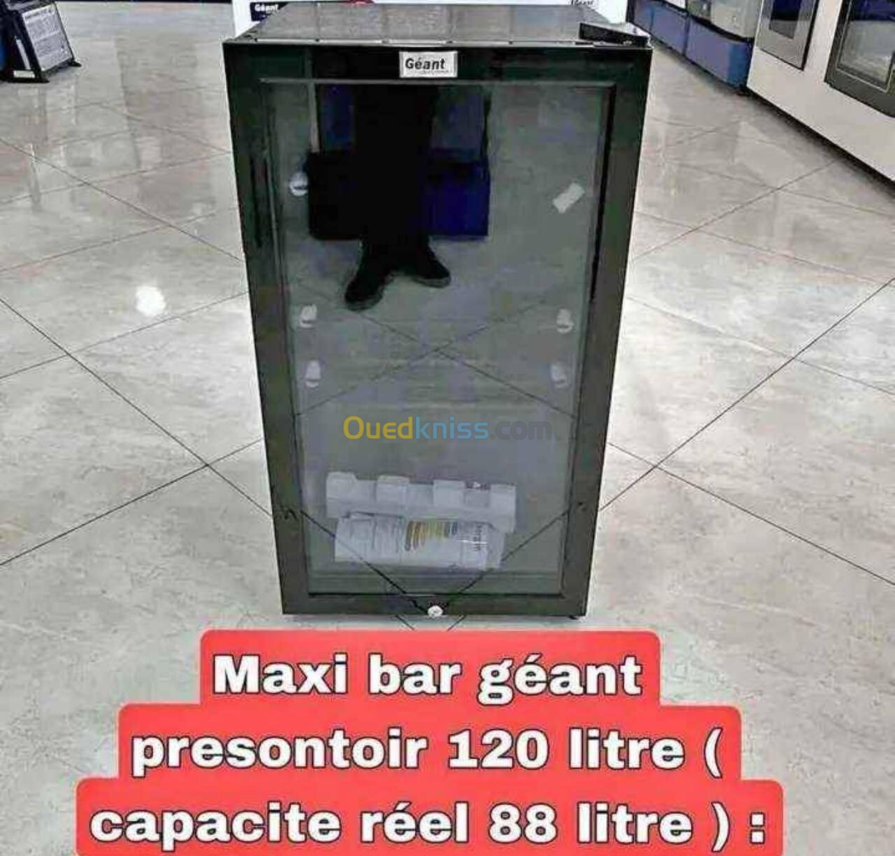 PRÉSENTOIR MAXI BAR GÉANT 120 L