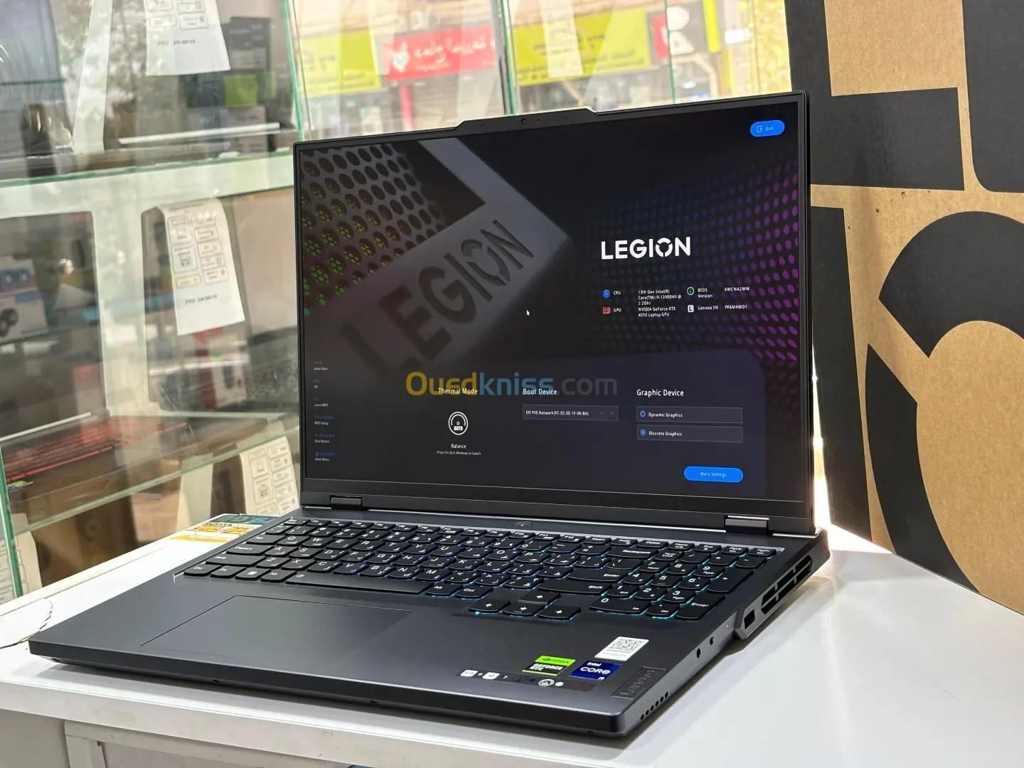 LENOVO LEGION 5 PRO 16 I9 13900HX 16GB 512 GB SSD RTX 4050 6GB NEUF SOUS EMBALLAGE JAMAIS UTILISÉ 