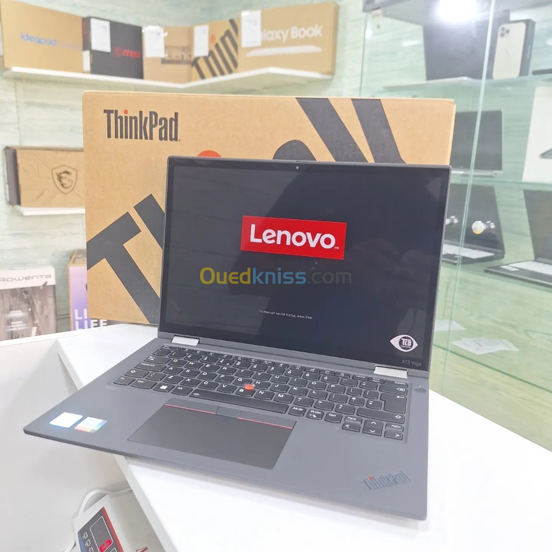 LENOVO THINKPAD X13 YOGA AVEC STYLOT I5-1145G7 16GB 256GB SSD NEUF JAMAIS UTILISÉ 