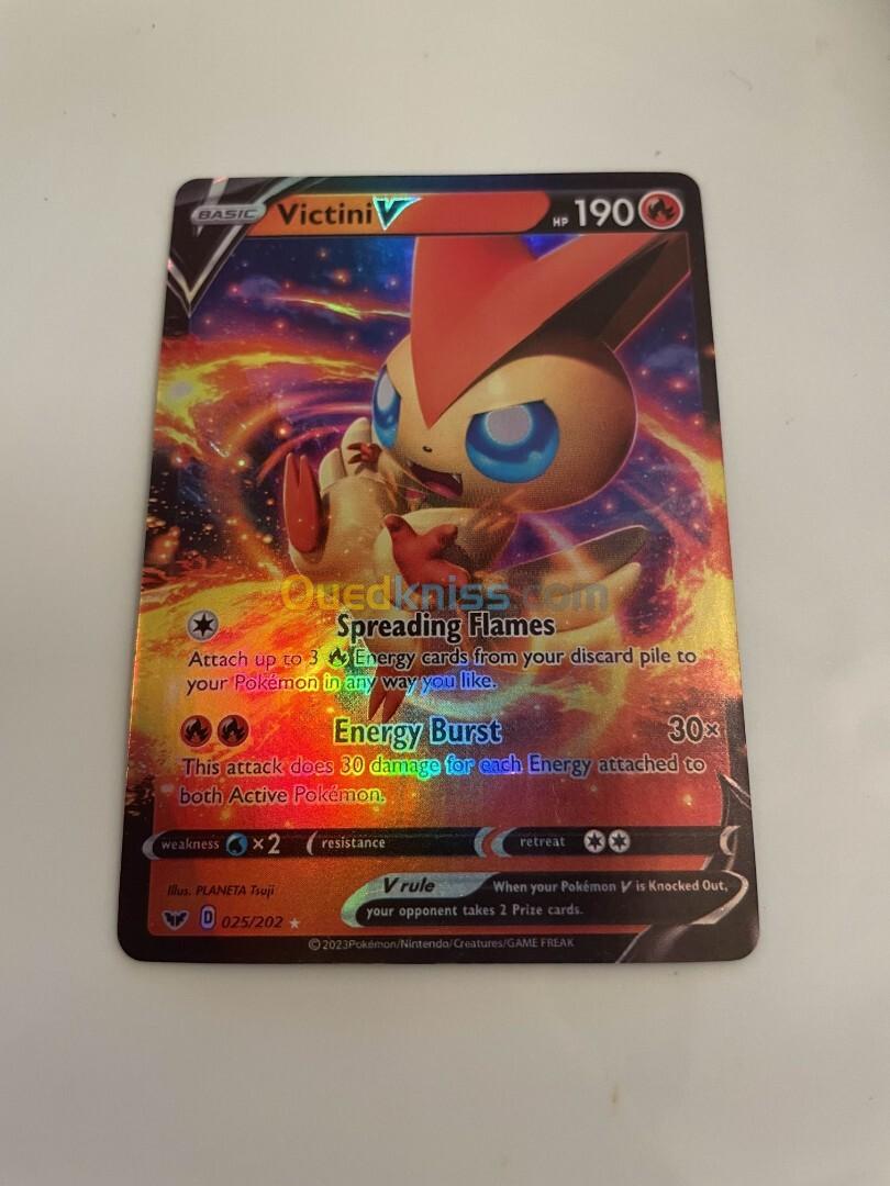 Carte Pokemon - Victini V - 025/202 - Ultra-rare - Épée et bouclier