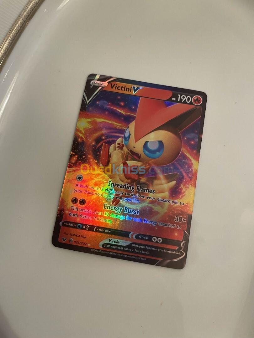 Carte Pokemon - Victini V - 025/202 - Ultra-rare - Épée et bouclier