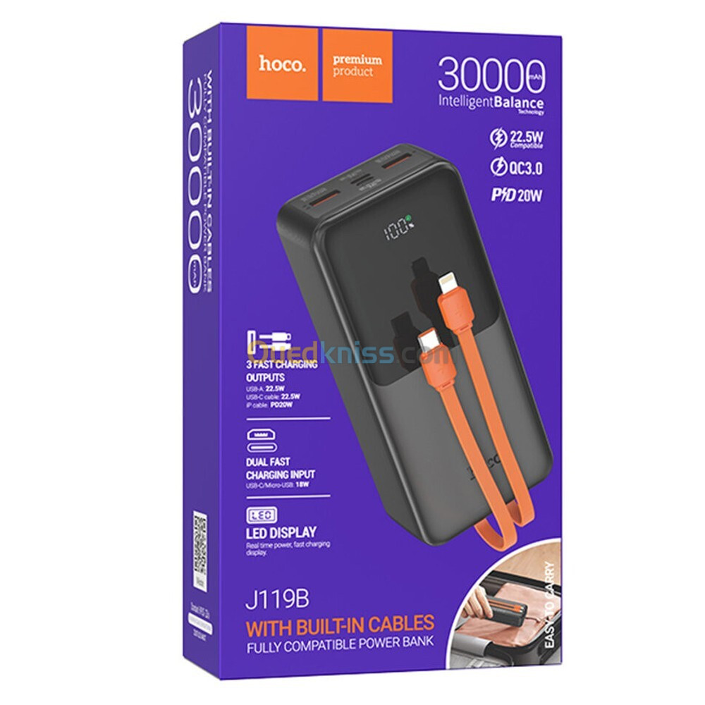 Power bank Hoco j119b 30000mah