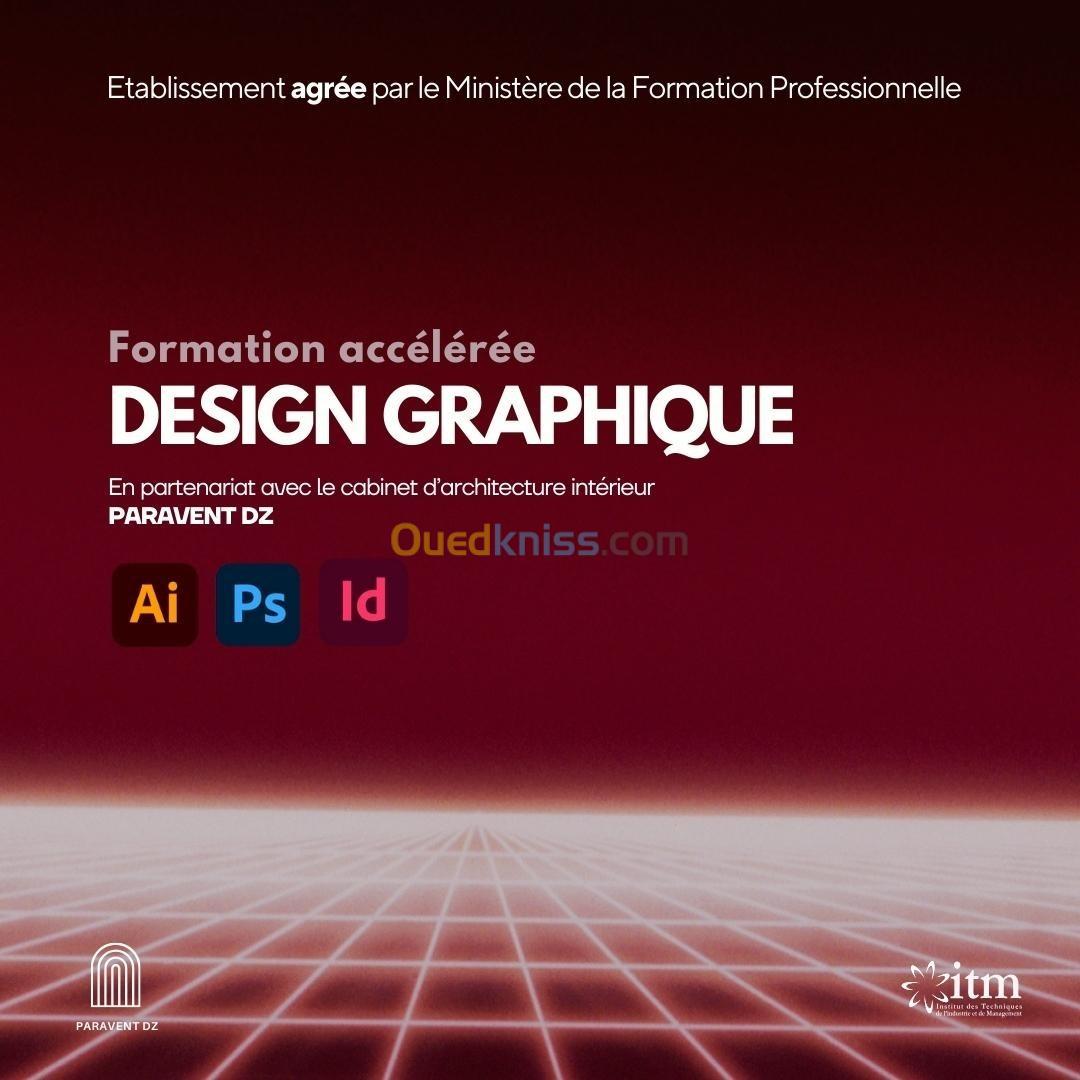 Formation Graphic Design - agrée par le ministère de la formation professionnelle 