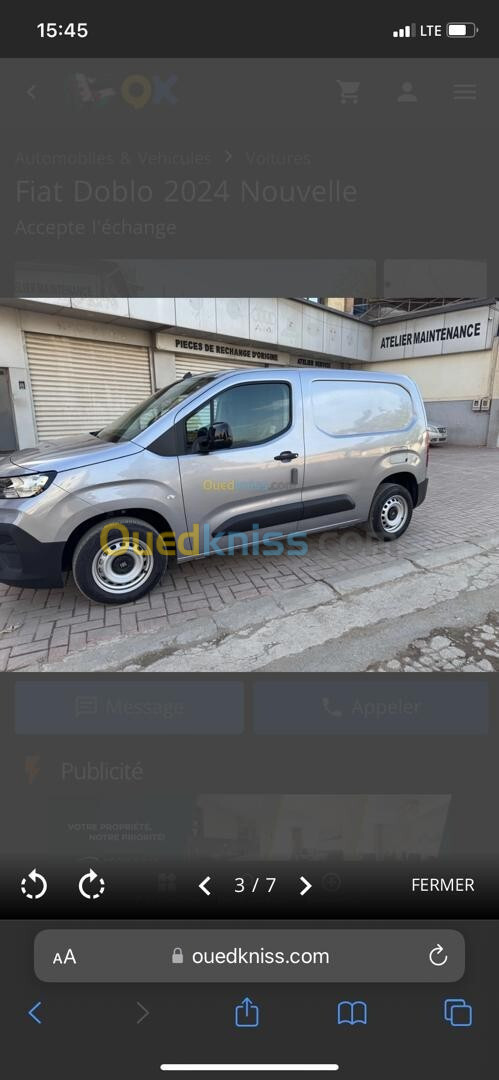 Fiat Professional Doblo 2024 Made in Algeria