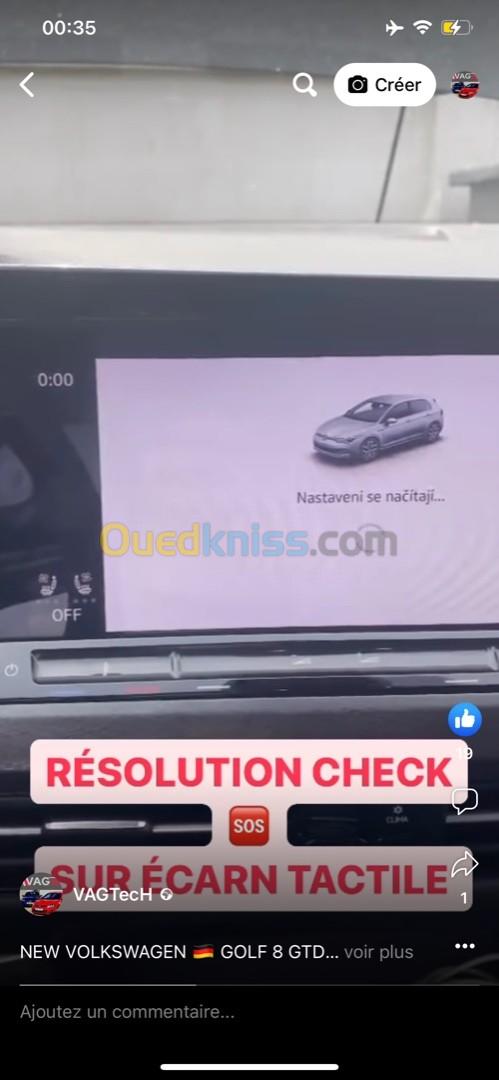 RÉSOLUTION DU CHECK SOS ET ECRAN NOIR GOLF 8/ NEW OCTAVIA 22-23/ NEW TIGUAN 