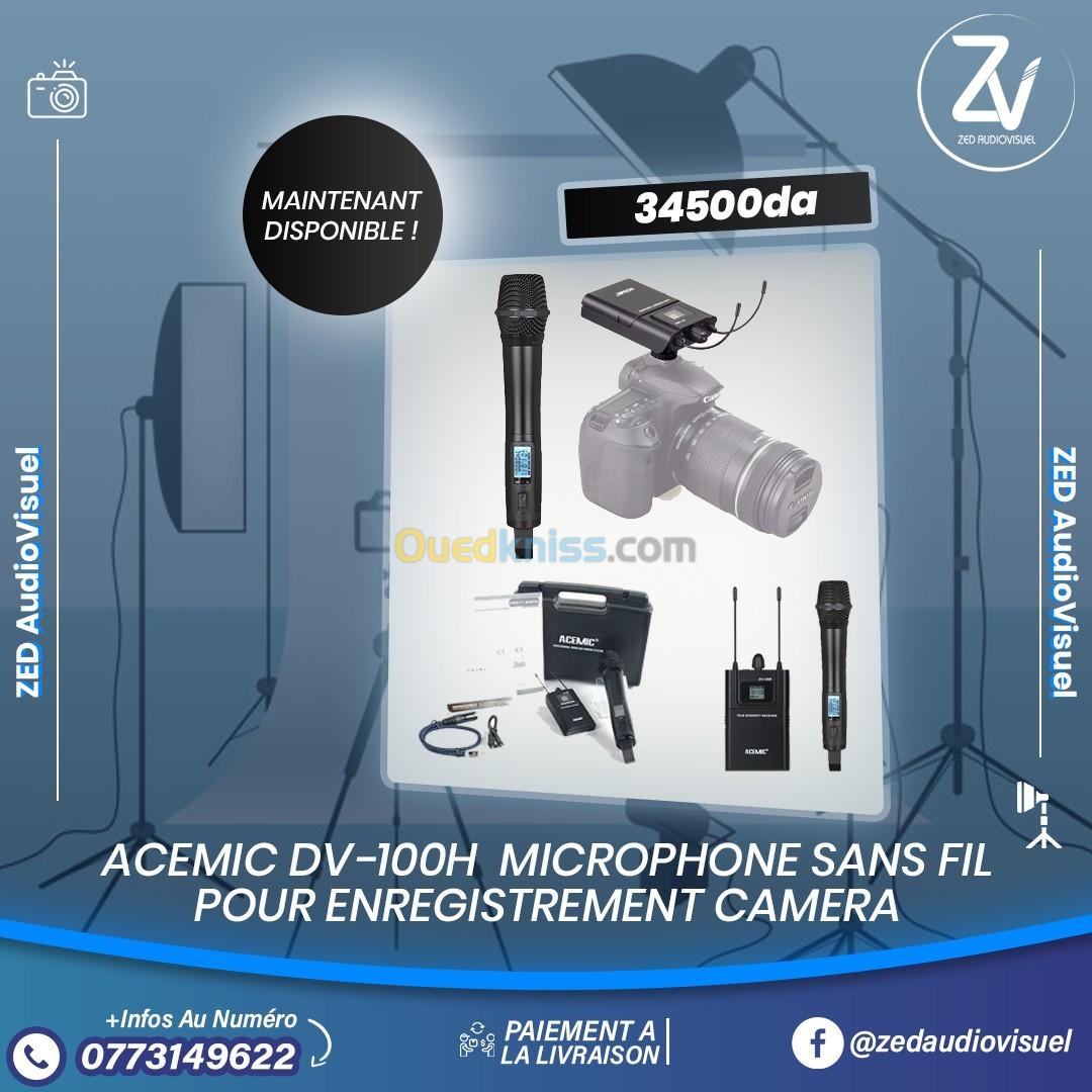 ACEMIC DV-100H  MICROPHONE SANS FIL POUR CAMERA DSLR