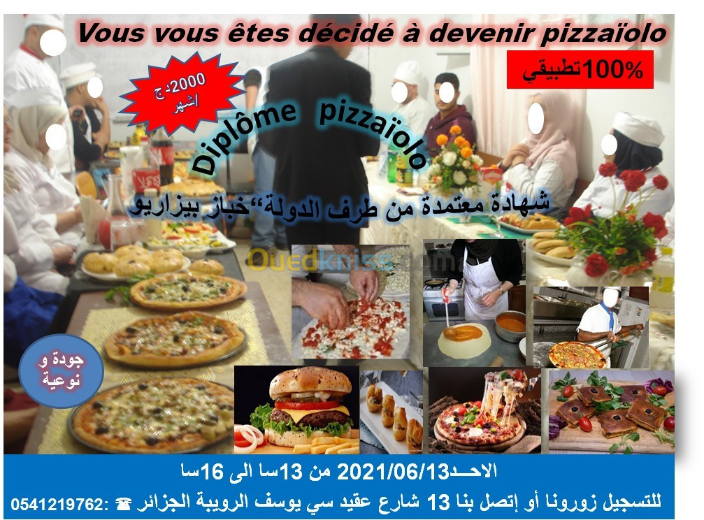 Formation accéléré pizzaïolo prix choc  100%Pratique