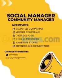 social/ community manager