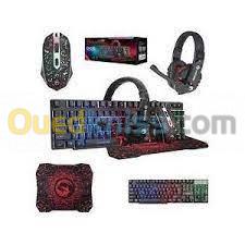  Clavier+Souris+Casque+Tapis-Sou ris MARVO SCORPION CM370 P 4IN1 RGB