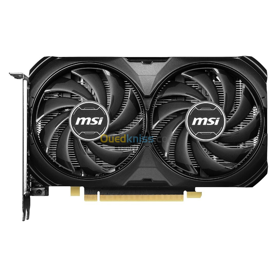 MSI GEFORCE RTX 4060 TI VENTUS 2X 8G OC - GDDR6 - 4K UHD - 160 W - 1440P - DUAL SLOT - BLACK 