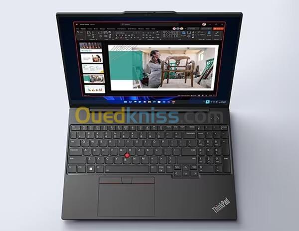 LENOVO THINKPAD E16 GEN 1- CORE I5-13420H - 8GO - 512 SSD - 16" WUXGA - RÉTROÉCLAIRE - AZERTY - UHD 