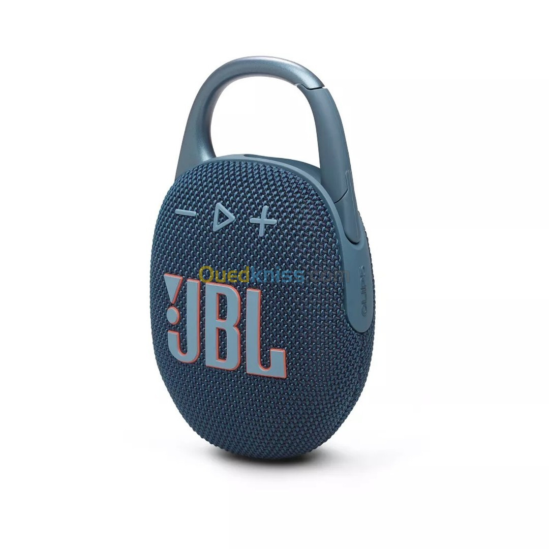 BFFLE JBL Clip 5 Bleu - Bluetooth 5.3 - Conception étanche IP67 - USB-C - Mousqueton intégré