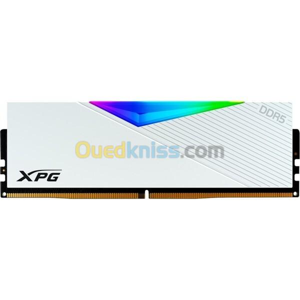 RAM ADATA XPG LANCER DESKTOP - RGB - 32GB DDR5 - 6400 MT/s - PC5-51200 - 1.35V - CL 32 - WHITE