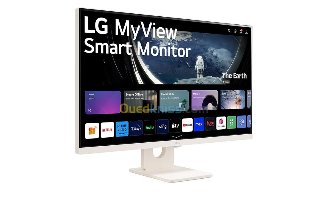 ECRAN LG 27SR50F SMART - 27" FHD - 60 HZ - DALLE IPS - 5MS -BLUETOOTH - webOS - eARC -HAUT-PARLEURS 