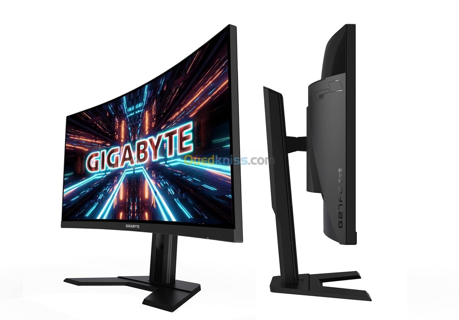 GIGABYTE G27FC A - GAMING MONITEUR - 27" CUREVED - 165Hz - 1Ms - FHD - DALL VA - HDMI 1XDP2.2 -NOIR