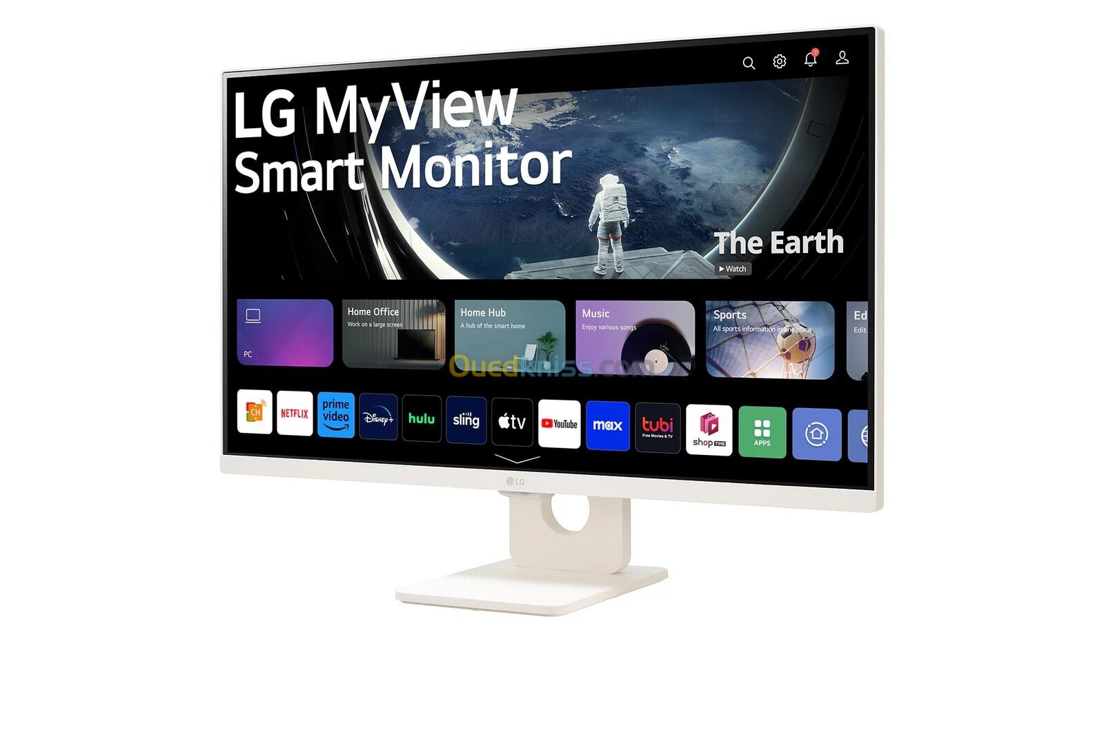 ECRAN LG 27SR50F SMART - 27" FHD - 60 HZ - DALLE IPS - 5MS -BLUETOOTH - webOS - eARC -HAUT-PARLEURS 