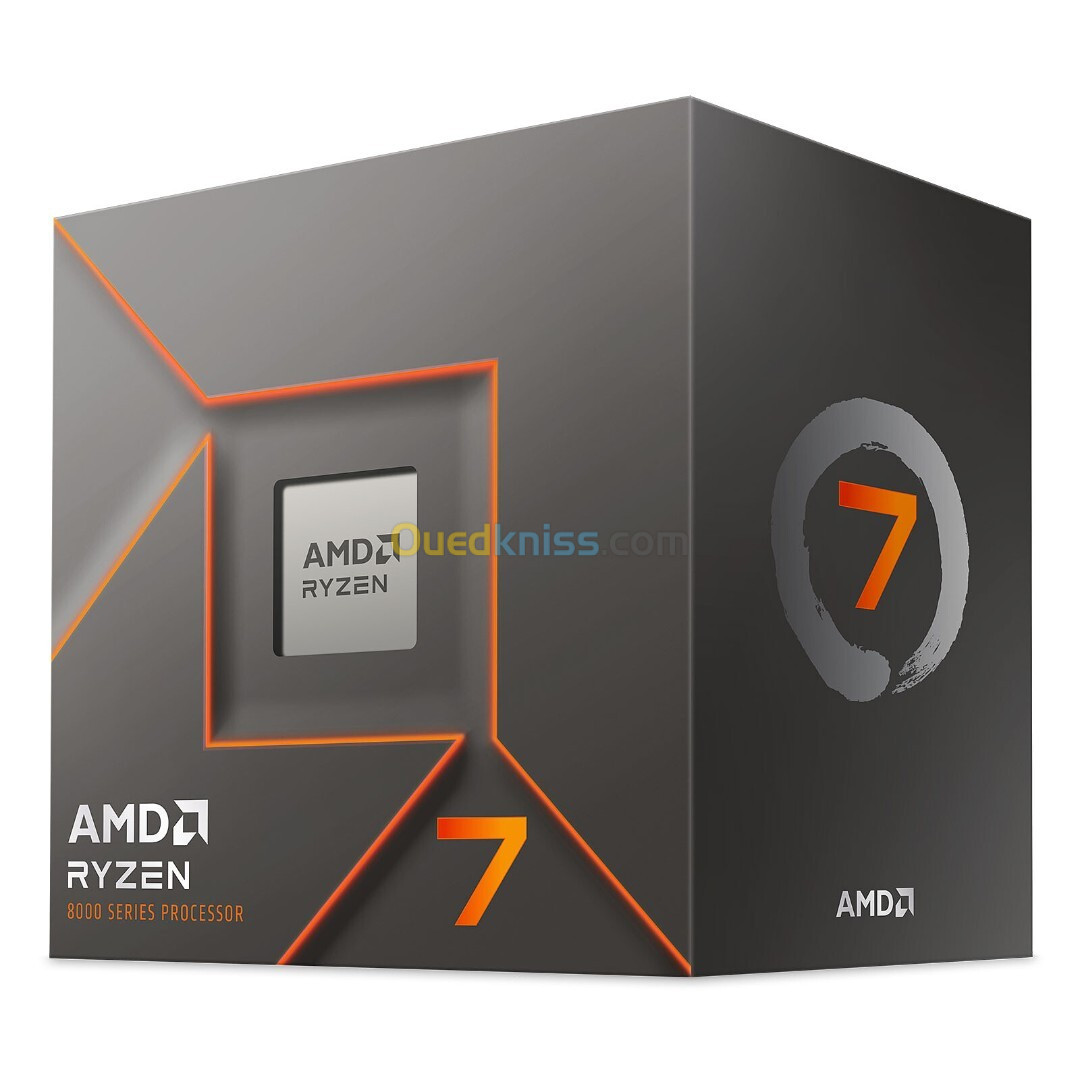 PROCESSEUR AMD RYZEN 7 8700F - SOCKET AM5 - 8 CORE - 16-THREADS - 5200 MHZ - 16MO CACHE - BOX 