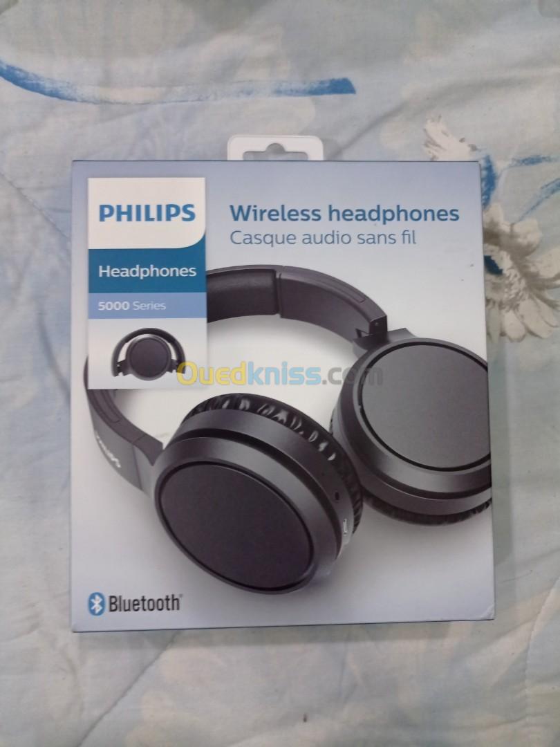 CASQUE PHILIPS 5000 SERIES TAH5202 - BLUETOOTH - SANS FIL AVEC MICROPHONE - USB TYPE-C - PURE BASE