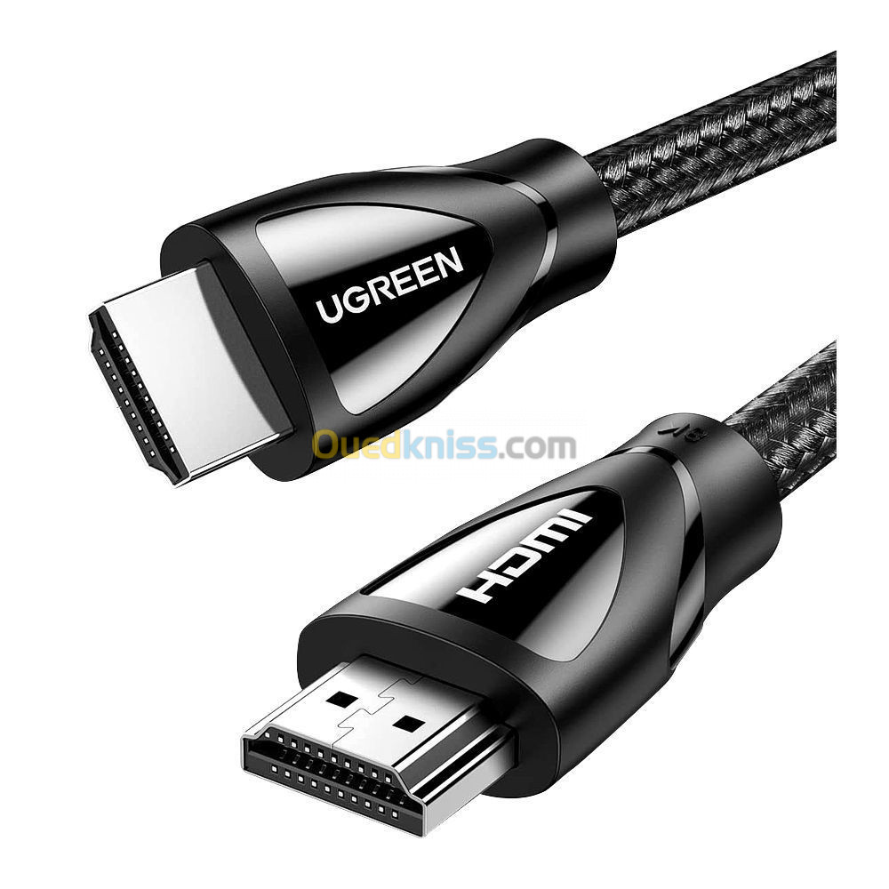 UGreen Câble HDMI 8K Ultra Haute Vitesse 1M 8K 60Hz 4K 120hz   câble noir