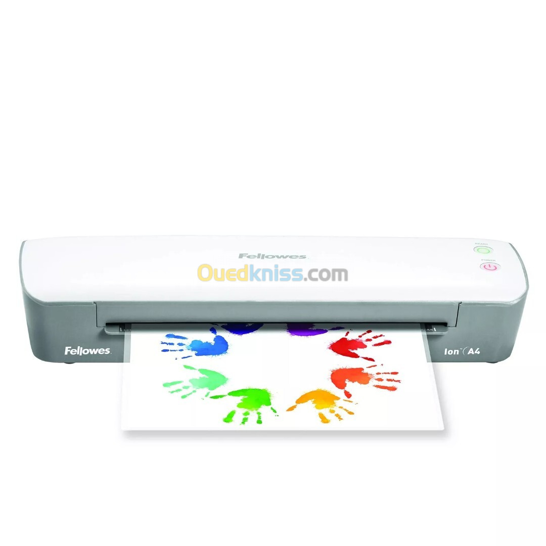 FELLOWES PLASTIFIEUSE ION LAMINATOR A4 - 4 MINUTES DE PRÉCHAUFFAGE - 125 MICRONS - 240 MM - PHOTOS -