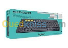 Clavier Sans Fil Bluetooth Logitech Multi-Device Keyboard K380 / Gris