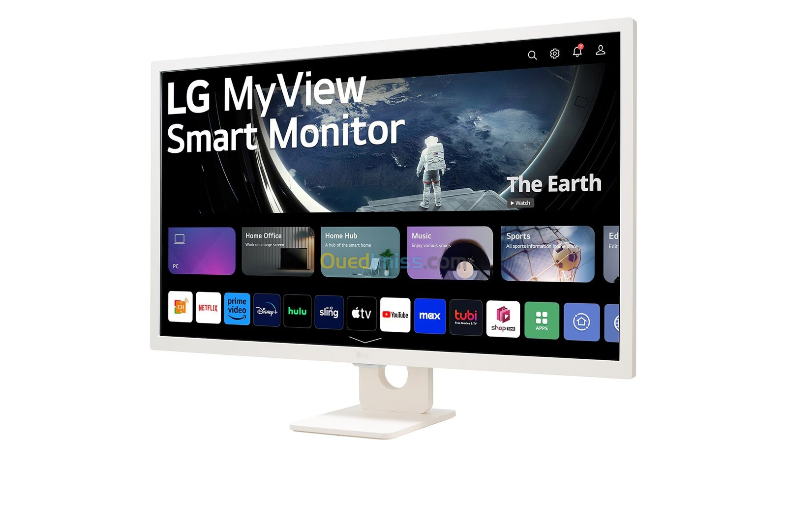 ECRAN LG 32SR50F - SMART MONITOR - 31.5" FHD - AIRPLAY 2 - 8MS - SRGB - BLUETOOTH - TÉLÉCOMMANDE 