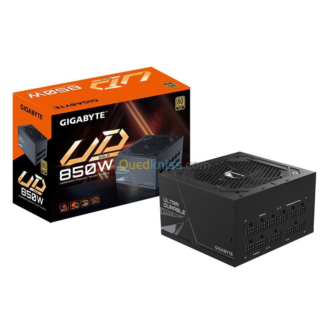 GIGABYTE GP-UD850GM - ALIMENTATION 850W - 80 PLUS GOLD - FULL MODULAIRE - ATX/EPS - 120mm - NOIR