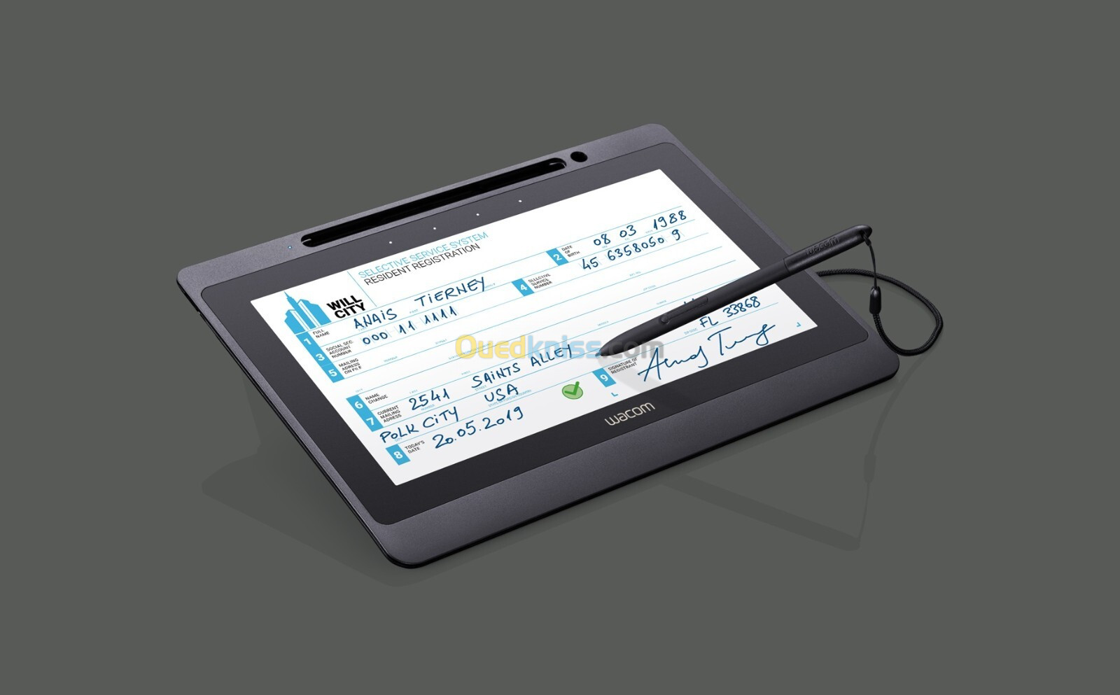 WACOM DTU-1141B - TABLETTE GRAPHIQUE - 10" LCD FHD - STYLET - 1024 LPI - USB - 4 EXPRESSKEYS - NOIR