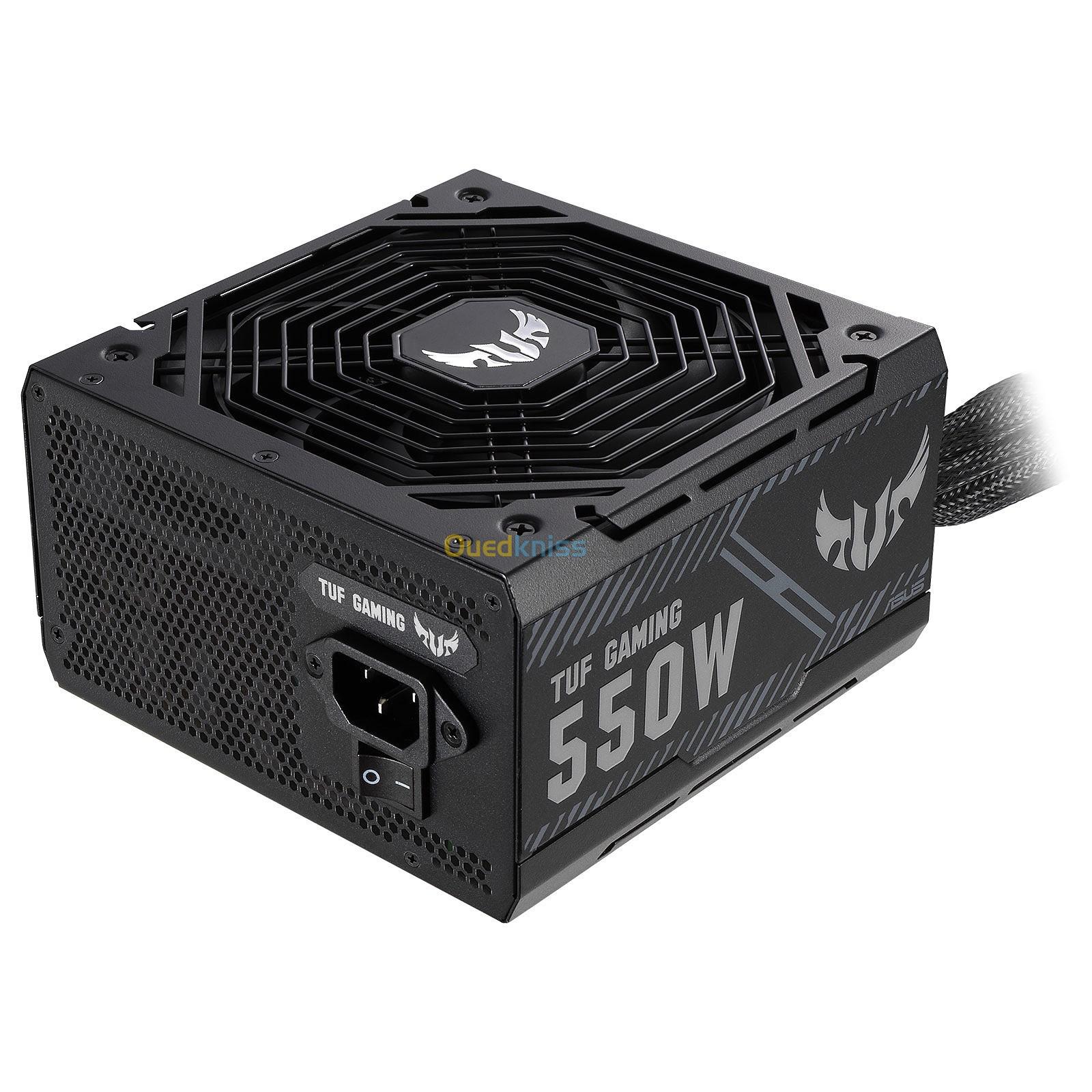 Alimentation ASUS TUF GAMING 550B 80 PLUS Bronze 550W ATX/EPS 12V - Ventilateur 135 mm