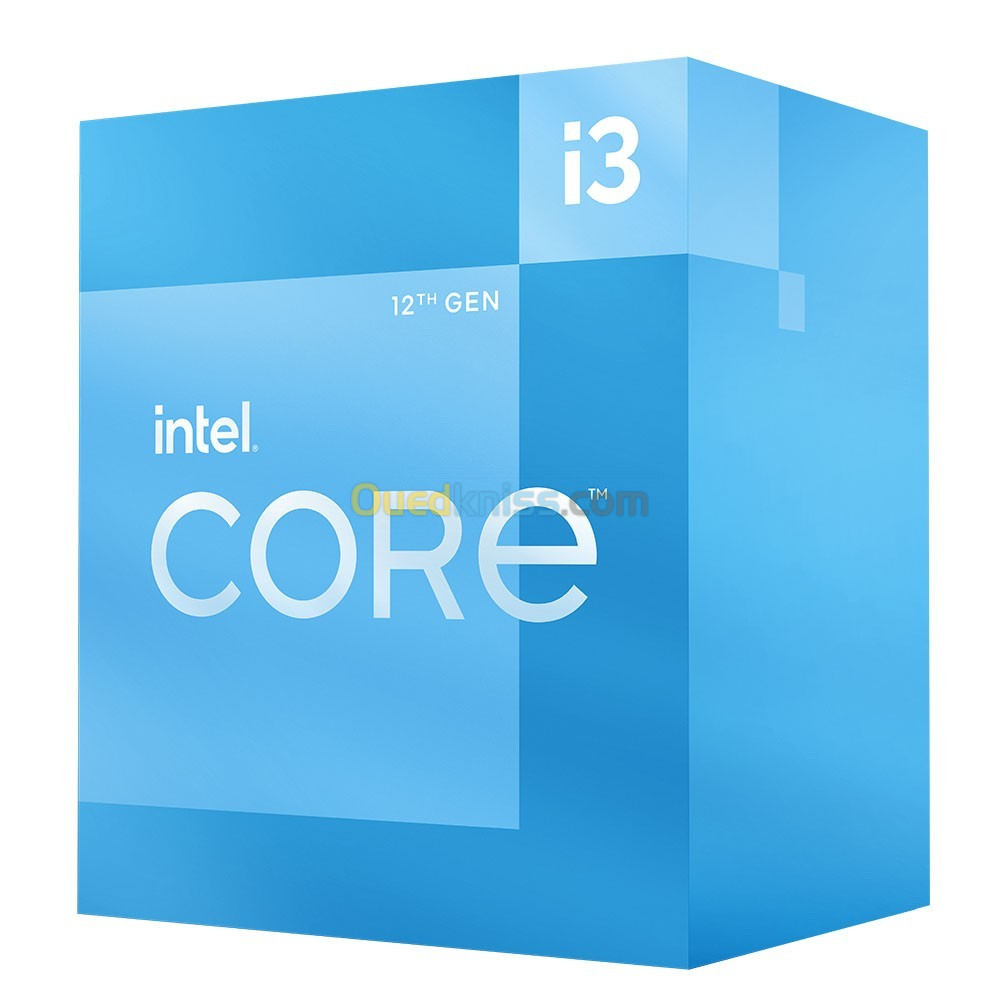 INTEL CORE I3-12100  3.3 GHZ - 4.3 GHZ  Processeur Quad-Core  8-Threads Socket 1700 