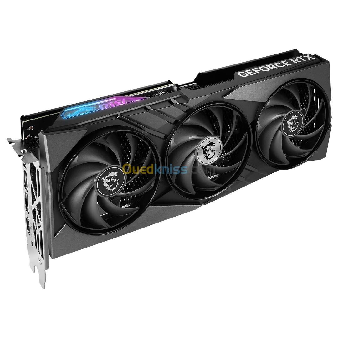 MSI GEFORCE RTX 4070 SUPER 12G GAMING X SLIM - 2655 MHZ - 4K UHD - PCI EXPRESS 4.0 16X - 1440 - NOIR