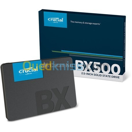 CRUCIAL BX500 DISQUE DUR SATA SSD 4TO - 2.5" UP TO 540MB/S - LAPTOP & PC - 6,0 GBIT/S - SUPER FAST -